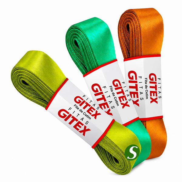 FITA DE CETIM Nº 03 15MM GITEX 10MT