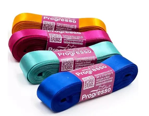 FITA DE CETIM Nº 05 22MM PROGRESSO 10MT