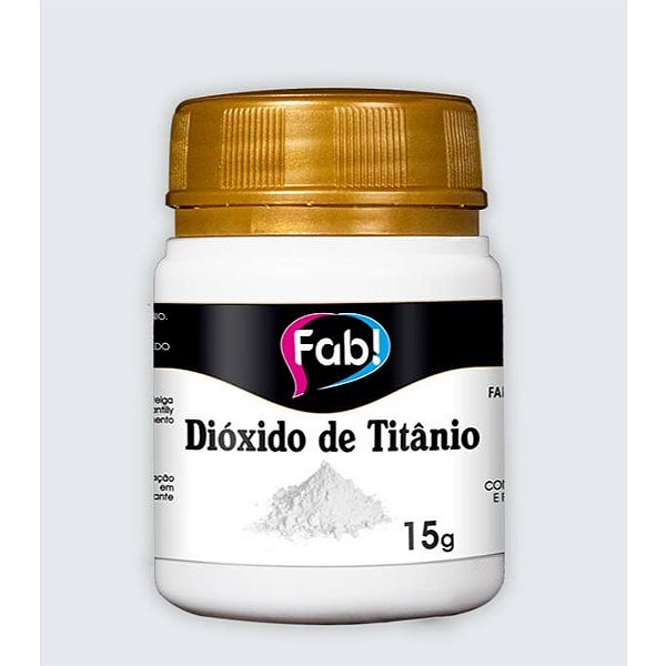 DIÓXIDO DE TITÂNIO 15GR FAB