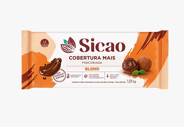 COBERTURA BARRA BLEND 1,01KG SICAO MAIS
