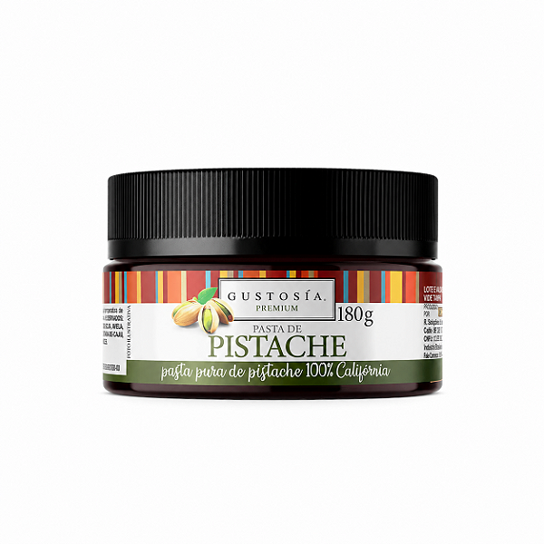 PASTA PISTACHIO CALIFÓRNIA 180GR GUSTOSíA