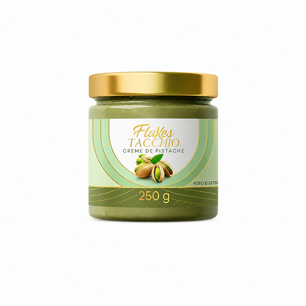 FLAKES TACCHIO GANACHE PISTACHE 200GR