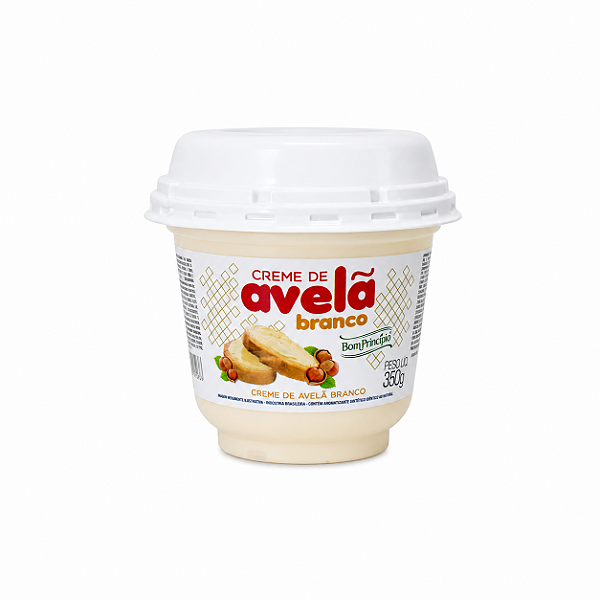 CREME DE AVELÃ BRANCO 350GR BOM PRINCÍPIO