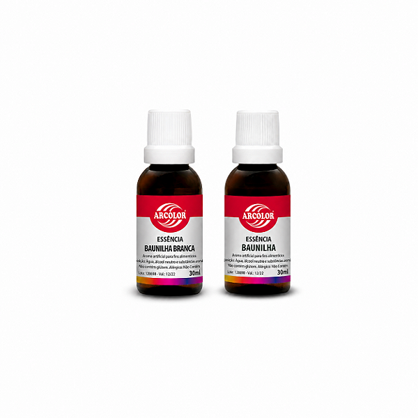 AROMA ALIMENTÍCIO BAUNILHA 30ML ARCOLOR