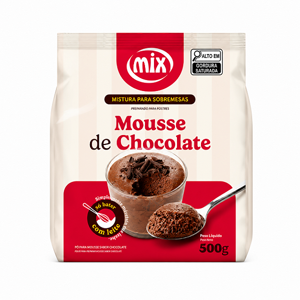 PÓ PARA SOBREMESA MOUSSE DE CHOCOLATE 500GR MIX