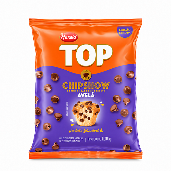 GOTAS PINGO CHIPSHOW AVELÃ 1,01KG TOP HARALD
