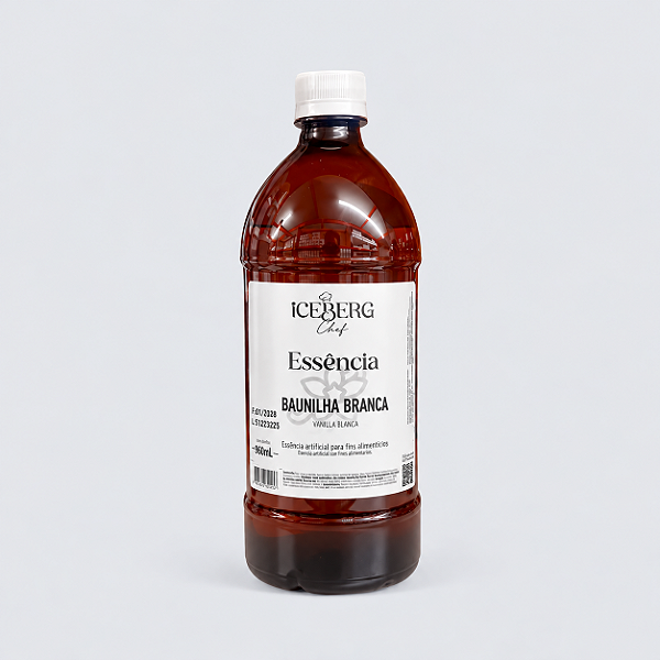 ESSENCIA BAUNILHA BRANCA PRATA 960ML ICEBERG