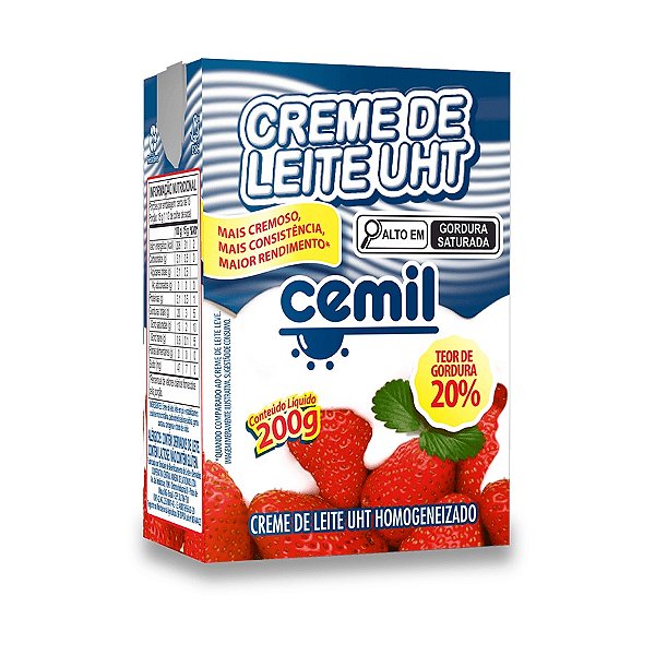 CREME DE LEITE 200GR CEMIL