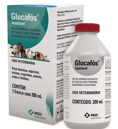 Glucafós Injetável 200ml MSD