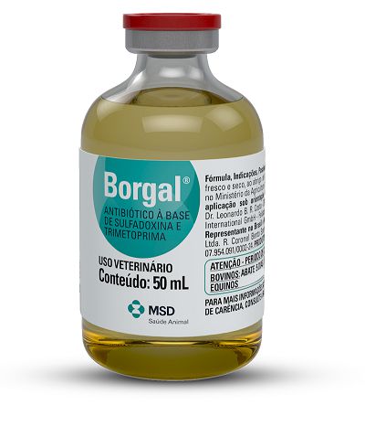 Borgal Antibiótico Injetável MSD 50ml