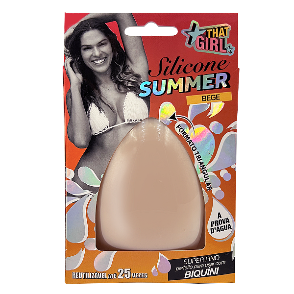 Silicone Adesivo SUMMER para Seios That Girl - Bege