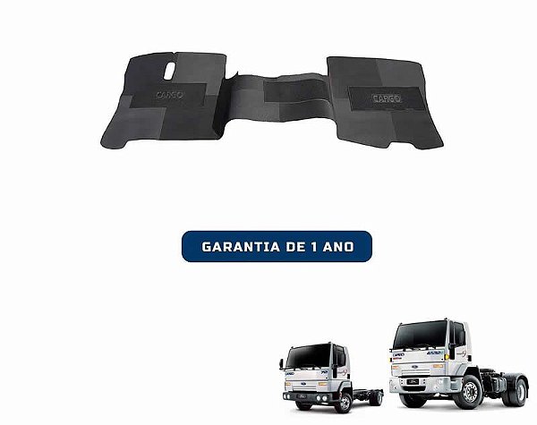 Tapete Borracha Interno da Cabine Caminhão Ford Cargo 712 814 815 1317 1415 4532 4030 2425