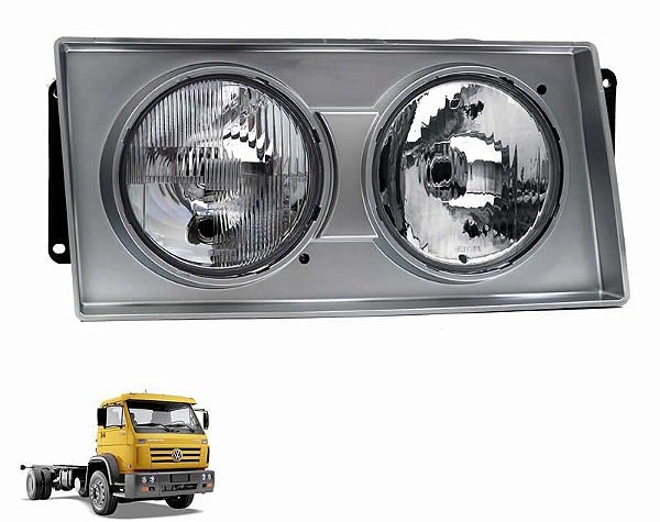 Farol LD Passageiro Arteb Caminhão VW 2000 em diante - 13180 15180 17210 18310 23220 24250 26260 2RG941008