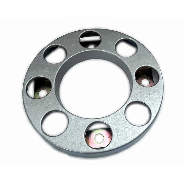 Calota Roda Dianteira 08 Furos Prata Caminhão Vw Ford Cargo 13150 13170 13180 1215 1217 1317e