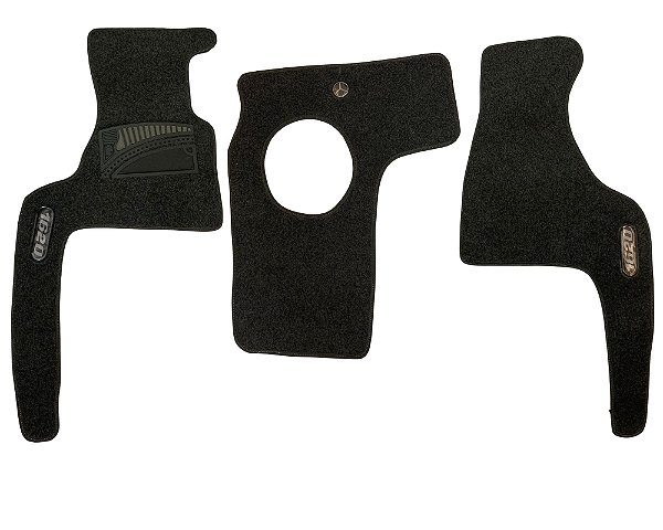 Tapete Carpete Veludo Mb 1620 Mecanico Jogo 3 Peças