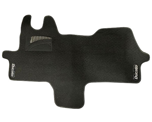 Tapete Borracha Cinza Escuro Detalhes C/ Vies Fiat Ducato
