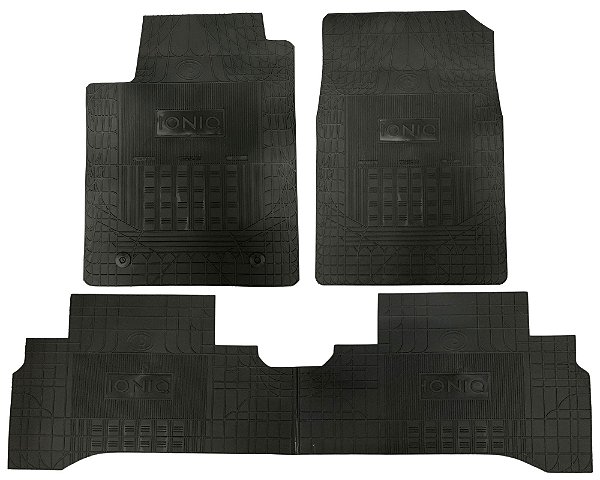 Jg 3 Pcs Tapete Borracha Pt Para Hyundai Ioniq 2023 / 2024
