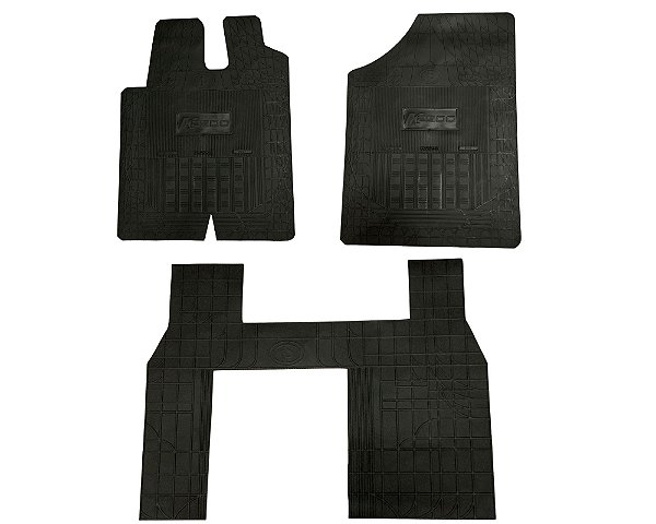 Tapete Borracha Dianteiro Preto Para Kia Bongo K2500 09/12