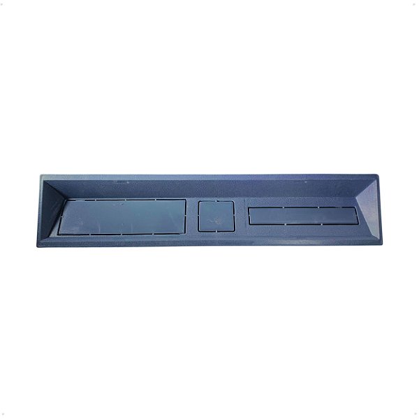 01 Moldura Painel Rádio Plástico Azul Caminhão Mb Ln / hpn / 710 / 1618