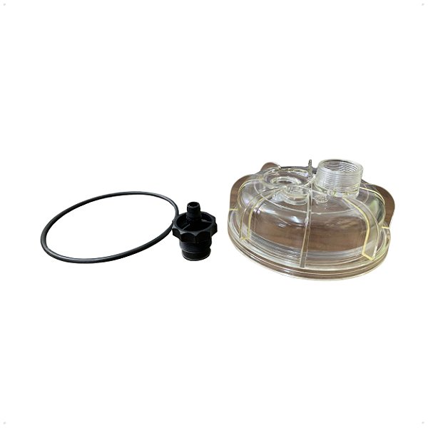 Copo Acrílico Maior Para Filtro Racor Sem Entrada Sensor Separador de Agua