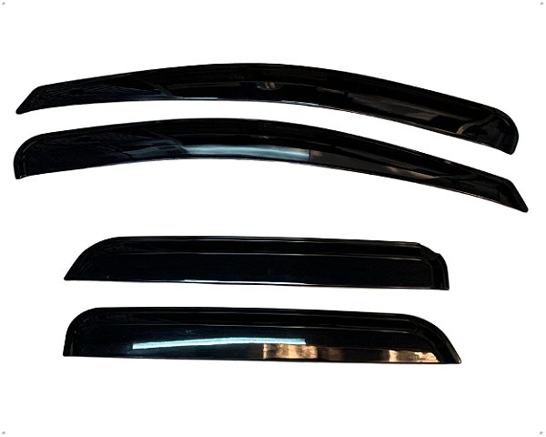 Calhas De Chuva Acrílico Para Ford Fiesta Hatch Sedan G2 e Rocam 4 Portas
