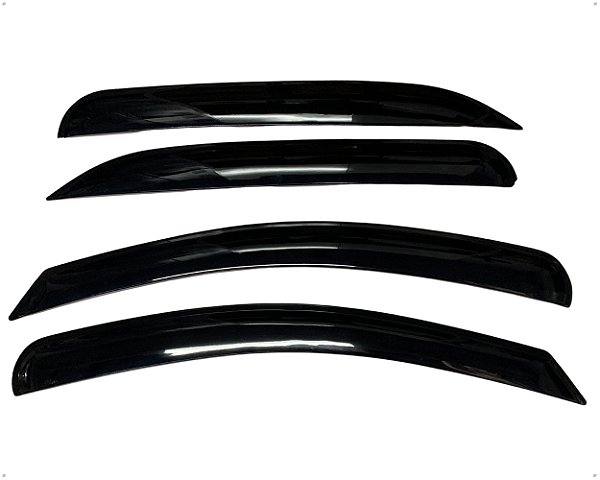 Calha De Chuva Acrílico Para Carros VW Gol / Voyage GV de 2008 Até 2023 4 Portas