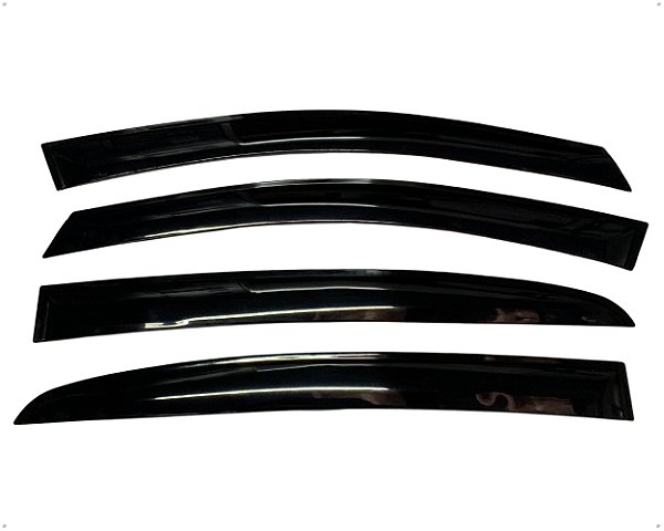 Calha De Chuva Acrílico Para Carros Novo Fiat Palio de 2012 até 2017 - 04 Portas