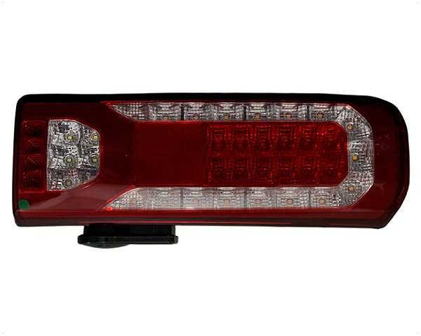 Lanterna Iluminação Traseira Ld Passageiro para Caminhão  Mb Axor Actros Com Sirene Ré e Sem Vigia