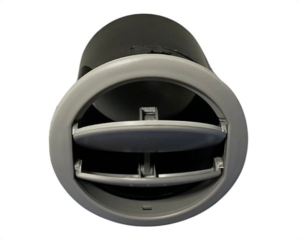 Moldura Difusor Painel Saída Ar Frontal Central Cinza Para Veículos Fiat Novo Uno / Nova Fiorino
