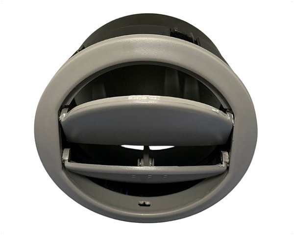 Moldura Difusor Painel Saída Ar Lateral Cinza Para Veículos Fiat Novo Uno / Nova Fiorino