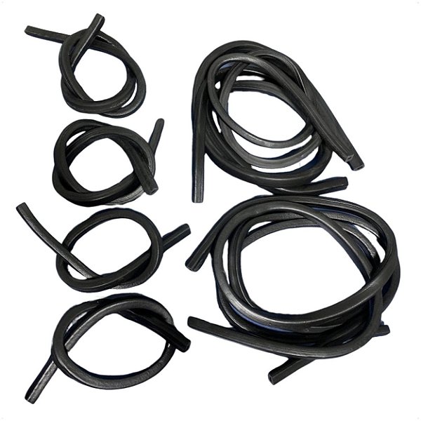 Kit Borracha Vedação Portas Dianteira Da Kombi Corujinha 1957 / 1974