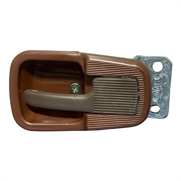Kit Maçaneta Interna Porta Marrom Lado Direito Para VW Brasilia Fusca Variant