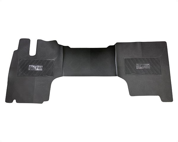 Tapete Dianteiro Borracha Revestimento Piso Preto Para Iveco Tector