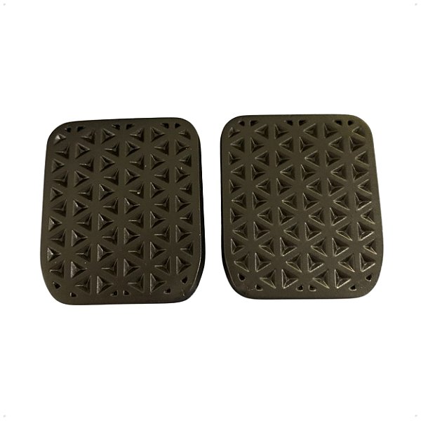 02 Sapata Capa Borracha Pedal Freio Embreagem Para Onix Prisma Spin Cobalt