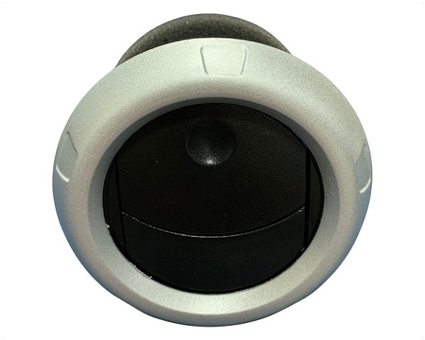 Difusor Ar Lateral E Central Prata Para Ford Fiesta 2007 A 2014