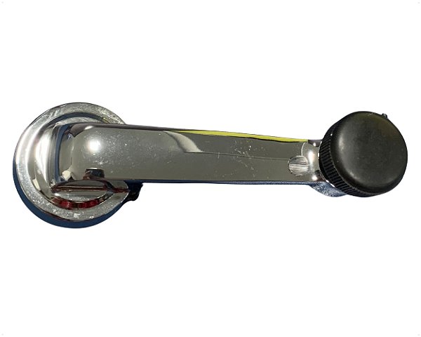 Manivela Regulagem Vidro Manual Porta Antimônio Para Ford F100 Prateado