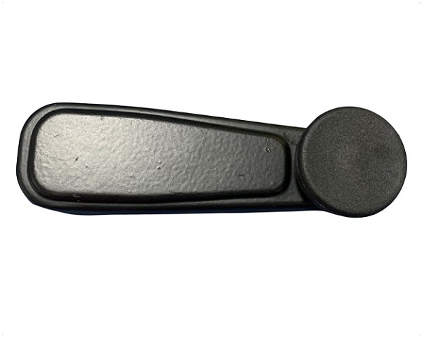 Manivela Regulagem Vidro Porta Metal Preto Para Caminhão Chevrolet de 1985 até 1990