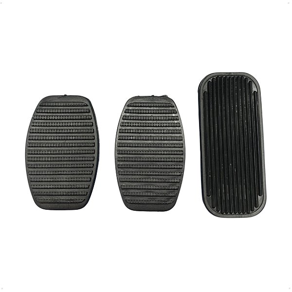 3 Sapata Pedal Freio Embreagem Acelerador Borracha Para Fiat Uno Premio Elba Fiorino