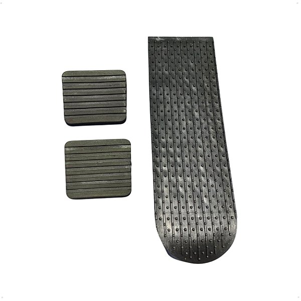 3 Sapata Pedal Freio Embreagem Acelerador Para Vw 1975 em Diante - Fusca Kombi TL Brasilia Variant