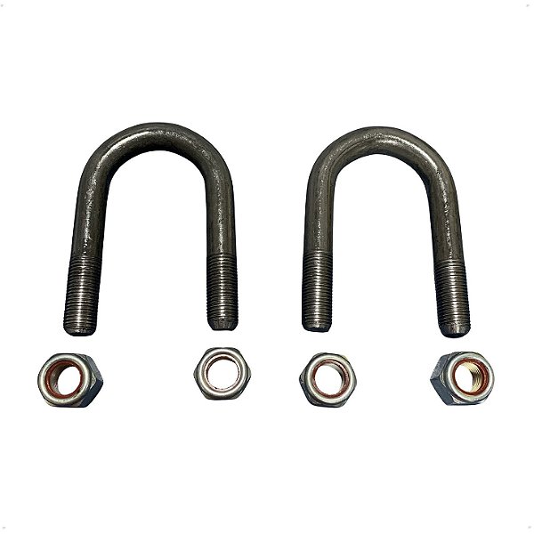 02 Grampo U Bandeja Inferior Dianteira Da Suspensão para Chevrolet A10 A20 C10 D10 D20