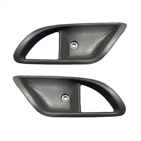 Kit Moldura Maçaneta Interna Porta Lado Esquerdo / Direito Para Caminhão Mb Accelo 715 815 915 1016