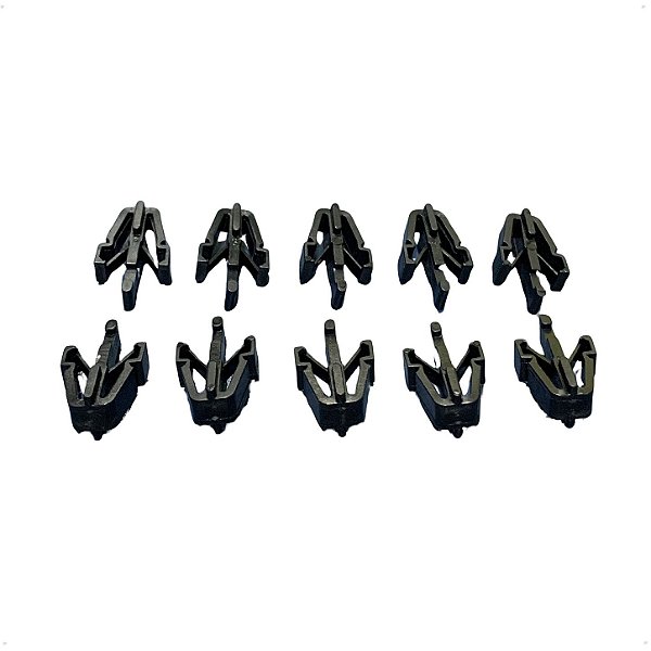 10 Grampos Fixador Parachoque Para Colt Eclipse L200 Pajero Full de 1994 até 2006