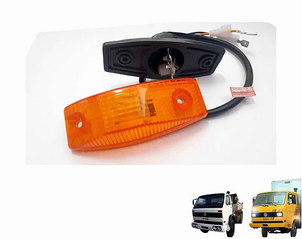 Lanterna Luz Pisca Lateral Coluna Caminhão VW até 1999 14150 680 11130 8140 690 790 7110s