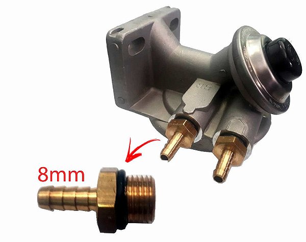 Cabeçote Filtro Racor Combustivel Adaptação Conexão 08mm