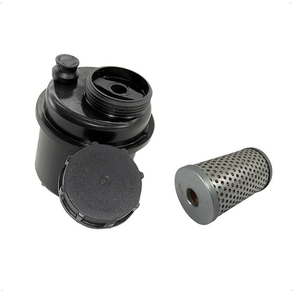 Reservatório de óleo hidráulico da direção c/ filtro - Caminhão Ford GM MB Scania VW Volvo - 5240941F - 2P0422849 - 2TA145171