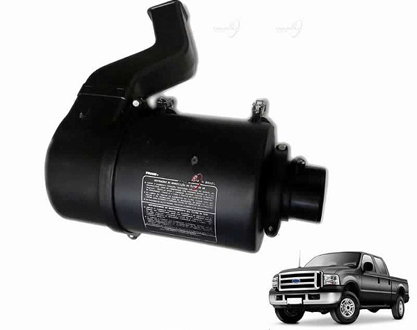 Carcaça Caixa Filtro Ar S/ Filtro Compatível F250 Motor Cummins Eletrônico 6C359600AA