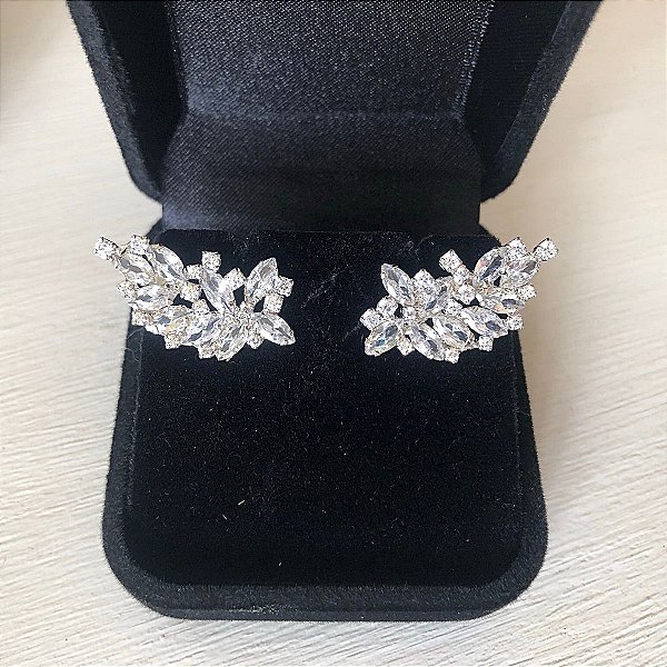 Brincos Ear Cuff para noiva