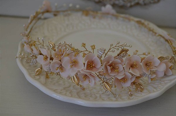 Headband Enchanted rosee