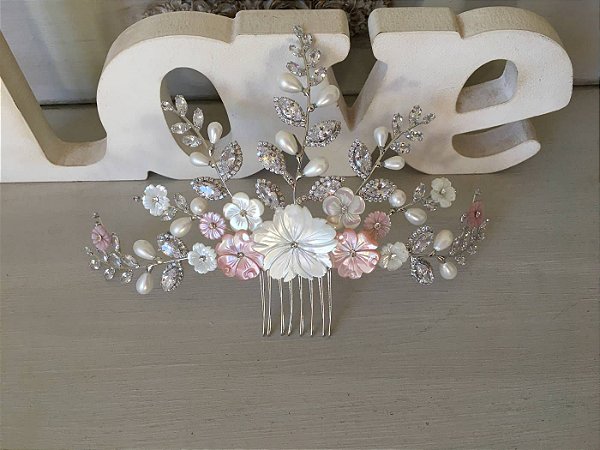 Pente luxo em madrepérolas