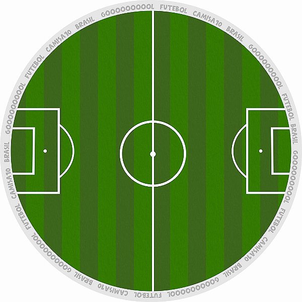 Tapete de atividades Organizador de brinquedos em tecido sublimado no tema Futebol